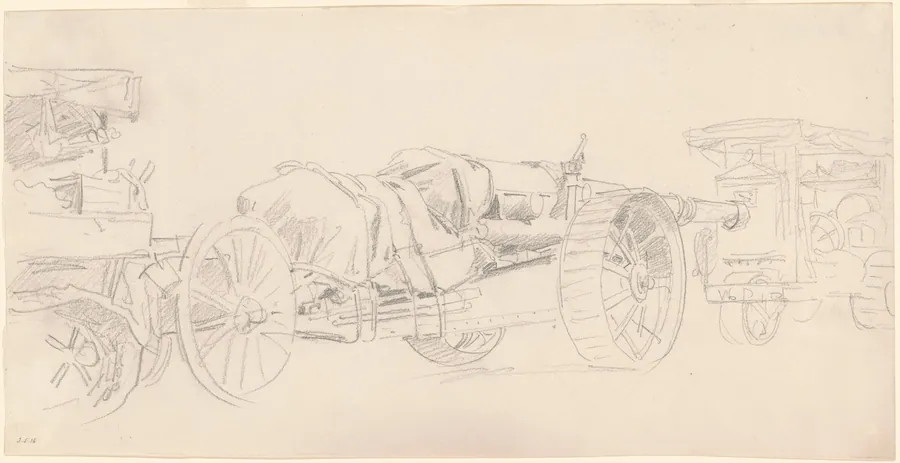 Cannon Trailers, France by John Singer Sargent