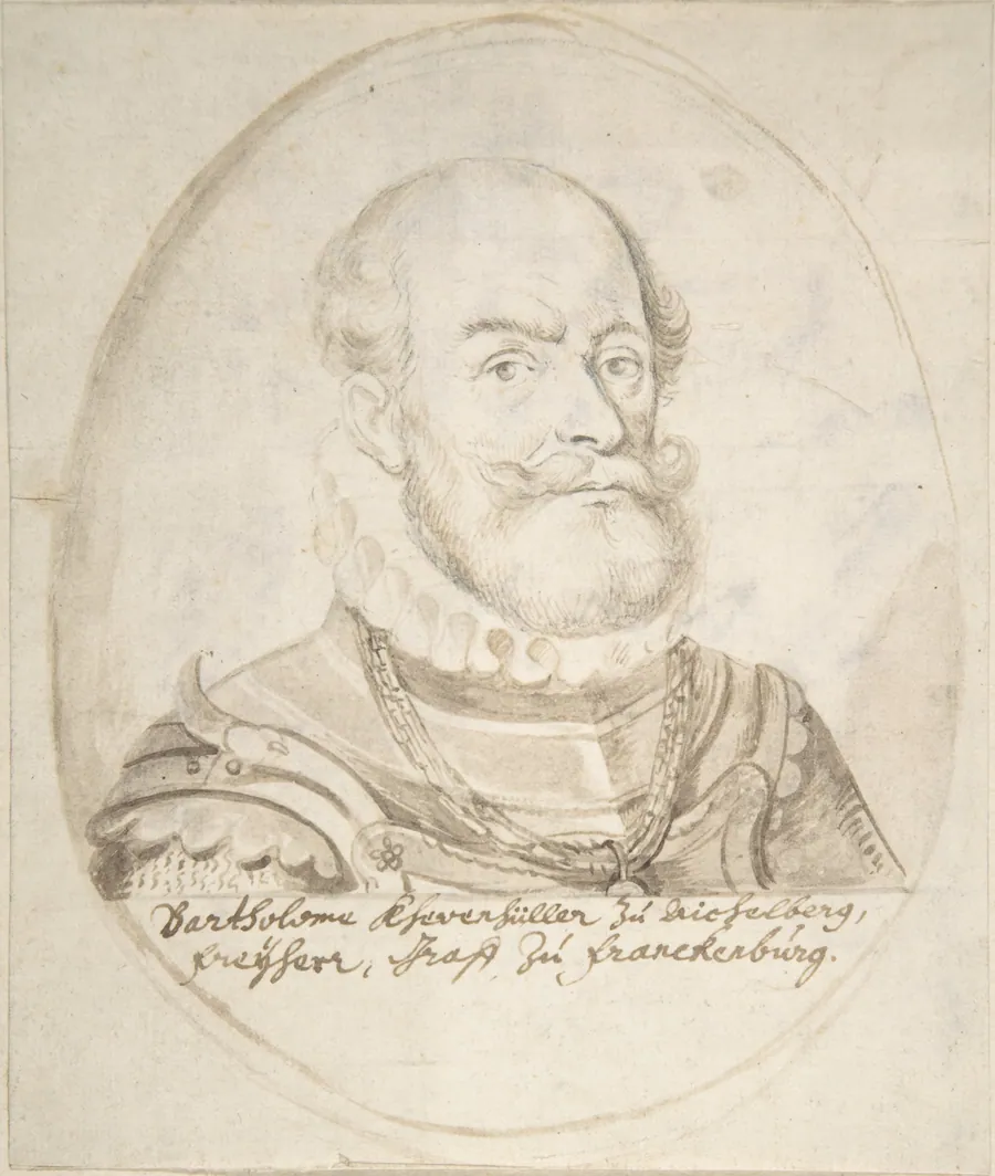 Portrait of Bartholomeo Ehrenfüller(?) by Anonymous, Netherlandish, 16th century