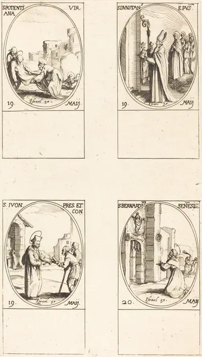 St. Potentiana; St. Dunstan; St. Yvo; St. Bernardinus of Siena