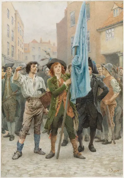 Barnaby Rudge Helping Lead the Gordon Riots