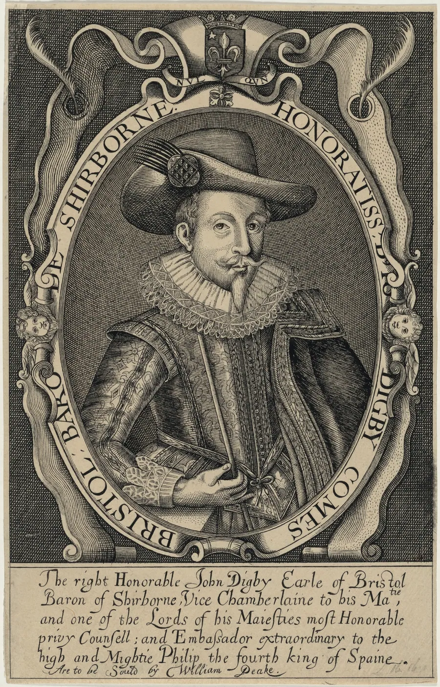 John Digby, Earl of Bristol, Ambassador to Spain by Unknown 19th Century