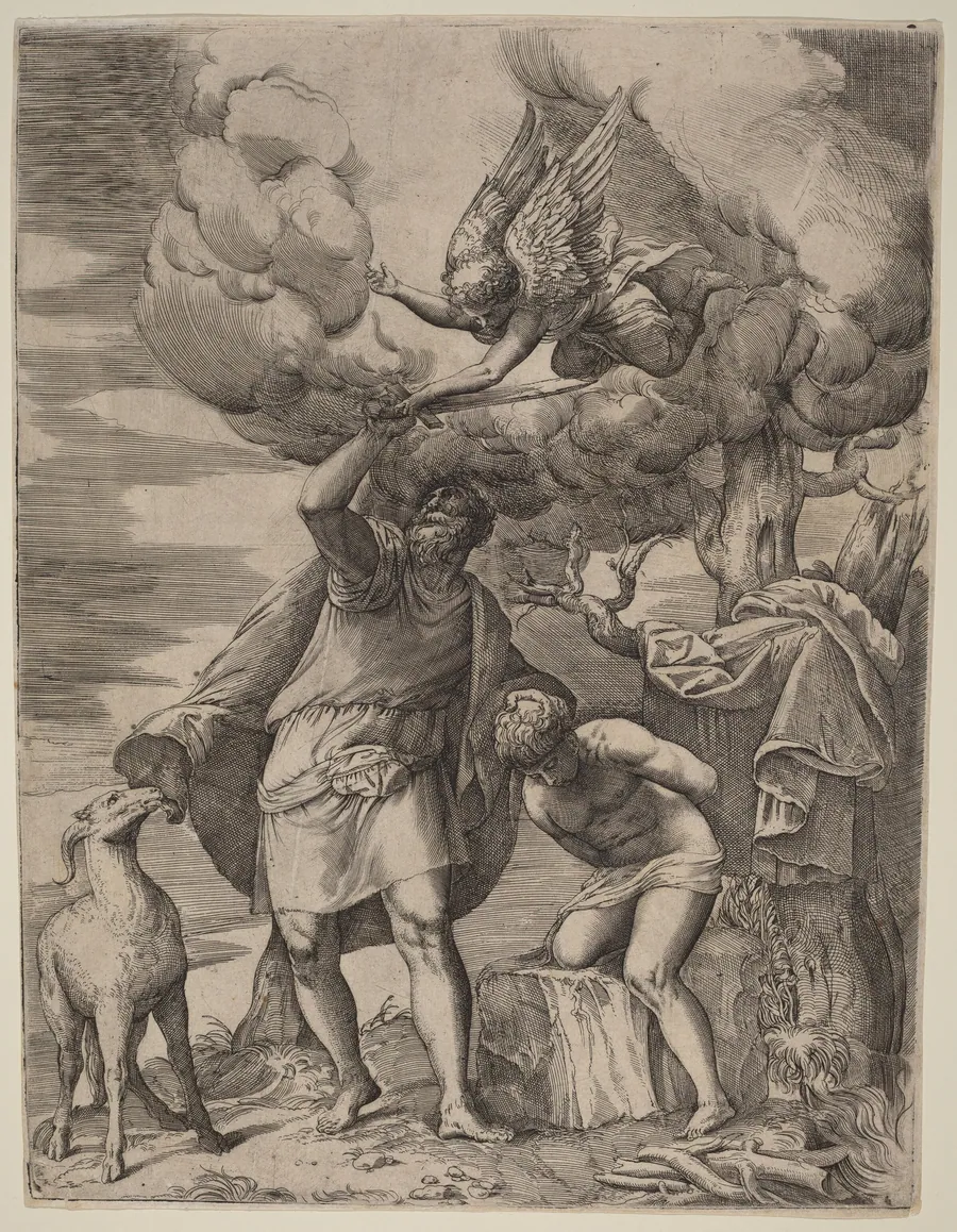 The Sacrifice of Abraham by Battista Franco