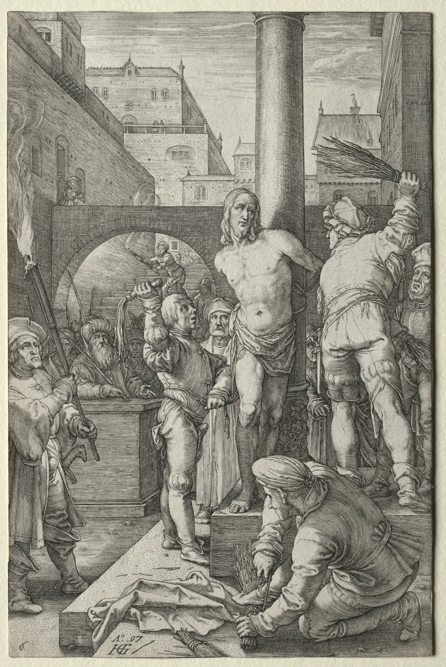 The Passion: The Flagellation by Hendrick Goltzius