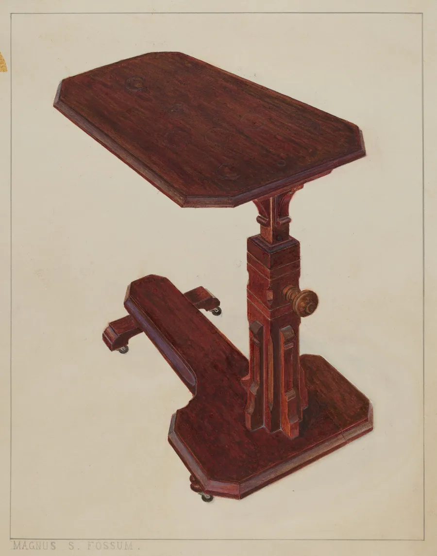 Invalid Bedside Table by Magnus S. Fossum