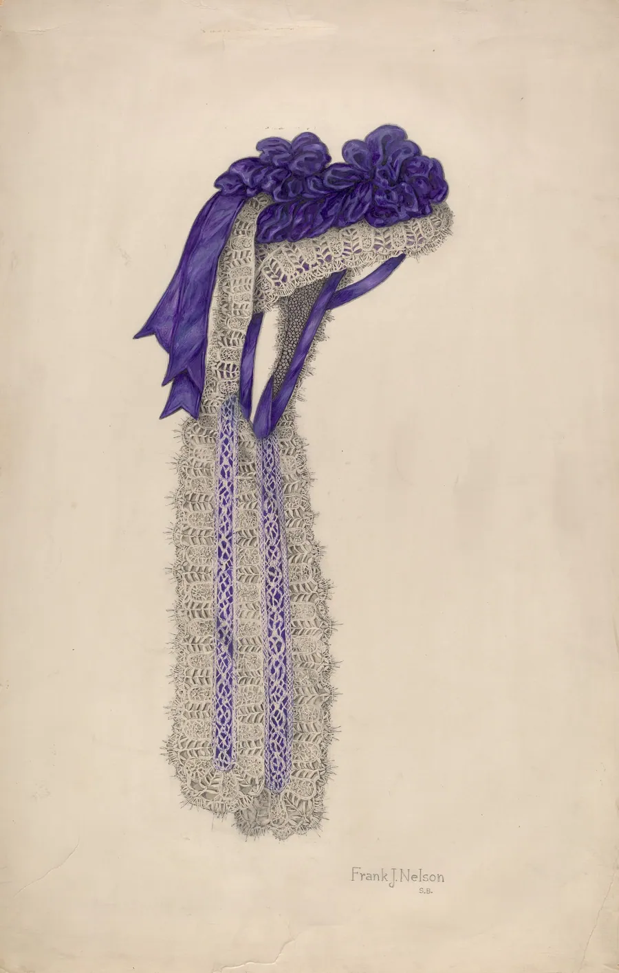 Straw Bonnet by Frank Nelson
