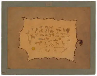 Facsimile of an Ojibbeway Robe