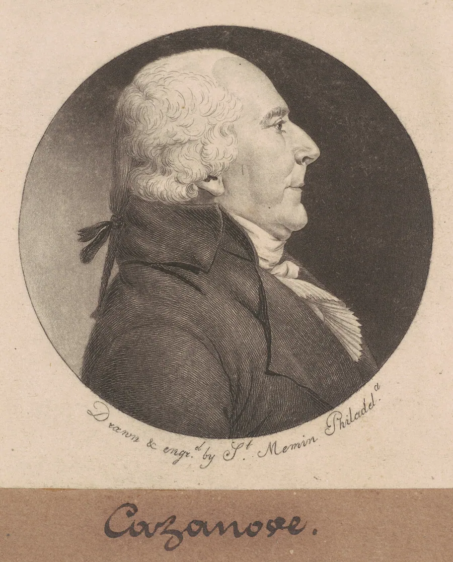 Théophile Cazanove by Charles B. J. Févret de Saint-Mémin