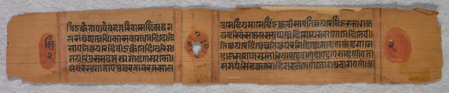 Text: Folio 2 (verso), from a Kalpa-sutra