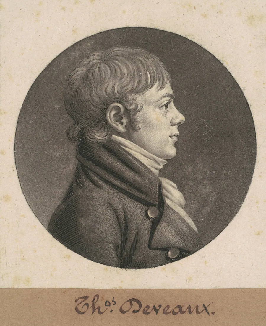 Robert Mills by Charles B. J. Févret de Saint-Mémin