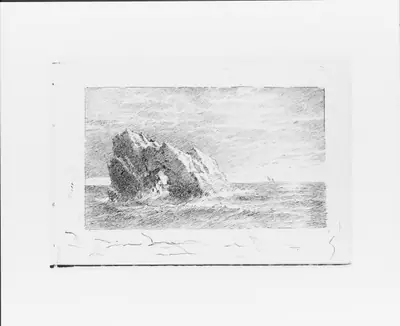 Seascape with Rocks (from Sketchbook VII)
