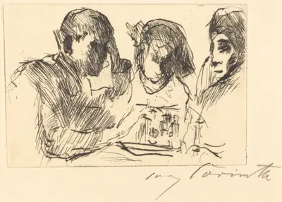 Schachspiel (Chess Players)