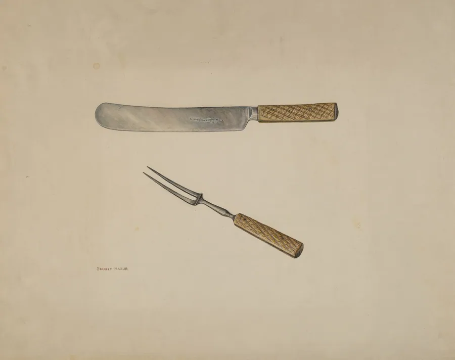 Knife and Fork by Stanley Mazur
