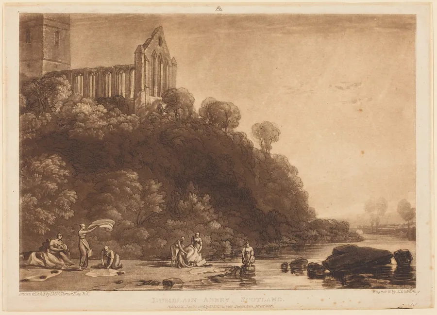 Dumblain Abbey by Thomas Goff Lupton