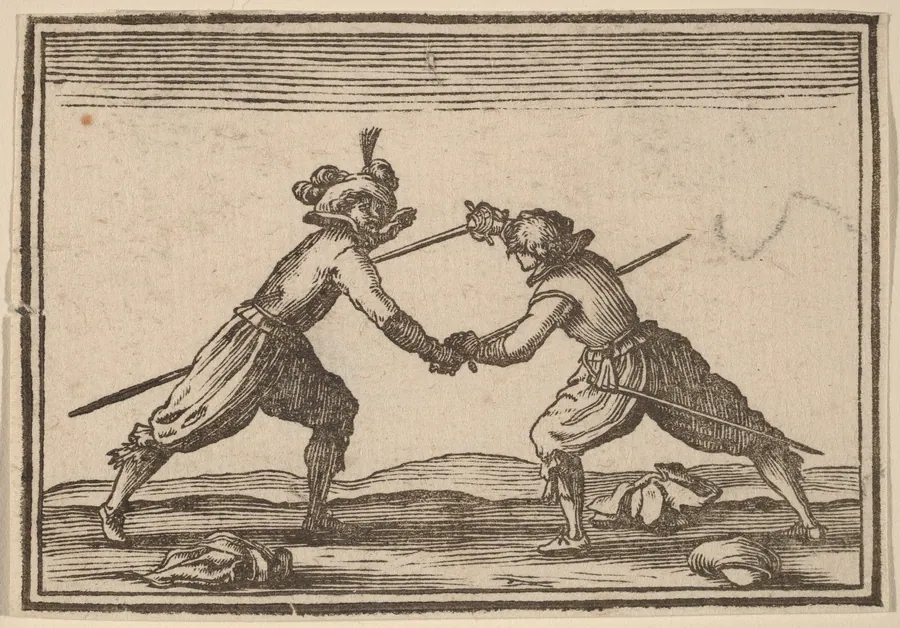 Duel with Swords by Edouard Eckman