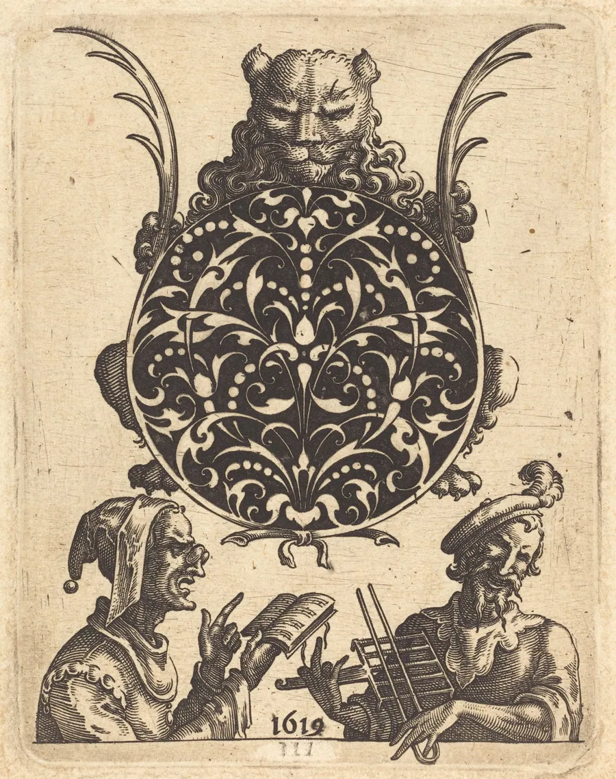 Jewelry Design with a Lion's Head by Jean Toutin
