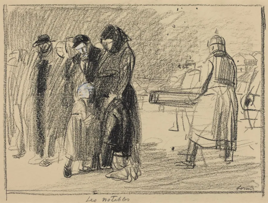 Les notables by Jean-Louis Forain