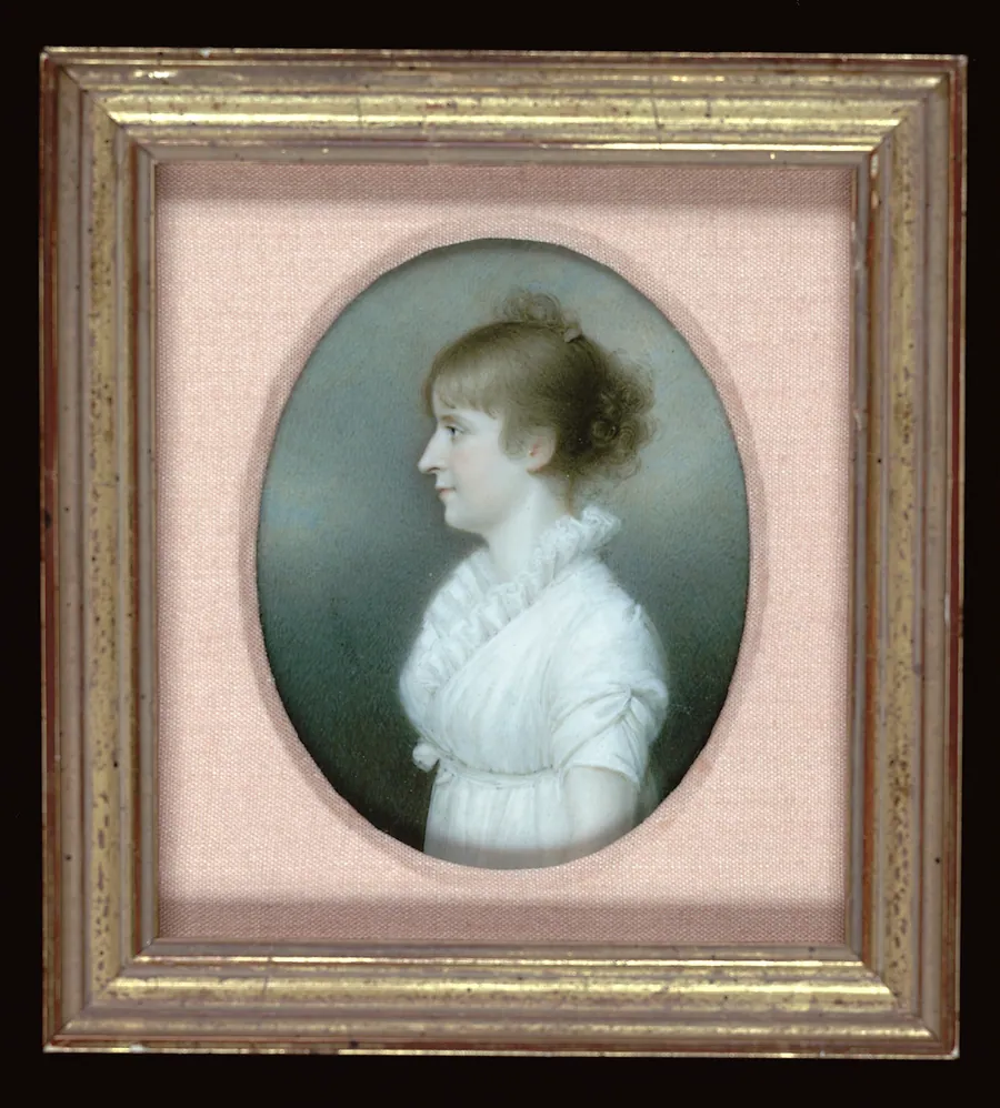 Mrs. Abraham Van Santvoort of New York by Ezra Ames, born Framingham, MA 1768-died Albany, NY 1836