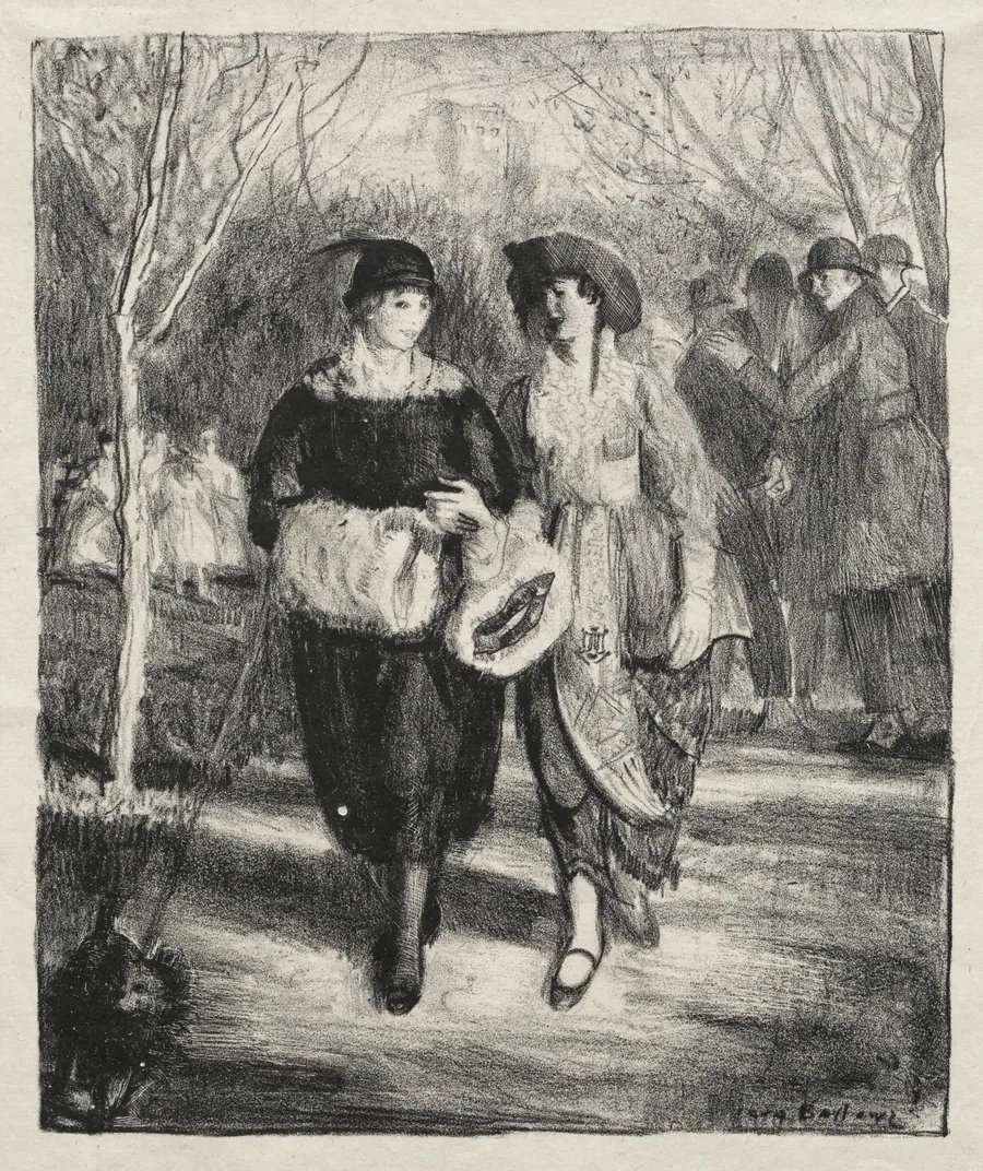 Spring, Central Park by George Bellows