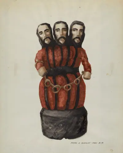 Bulto:"Holy Trinity"