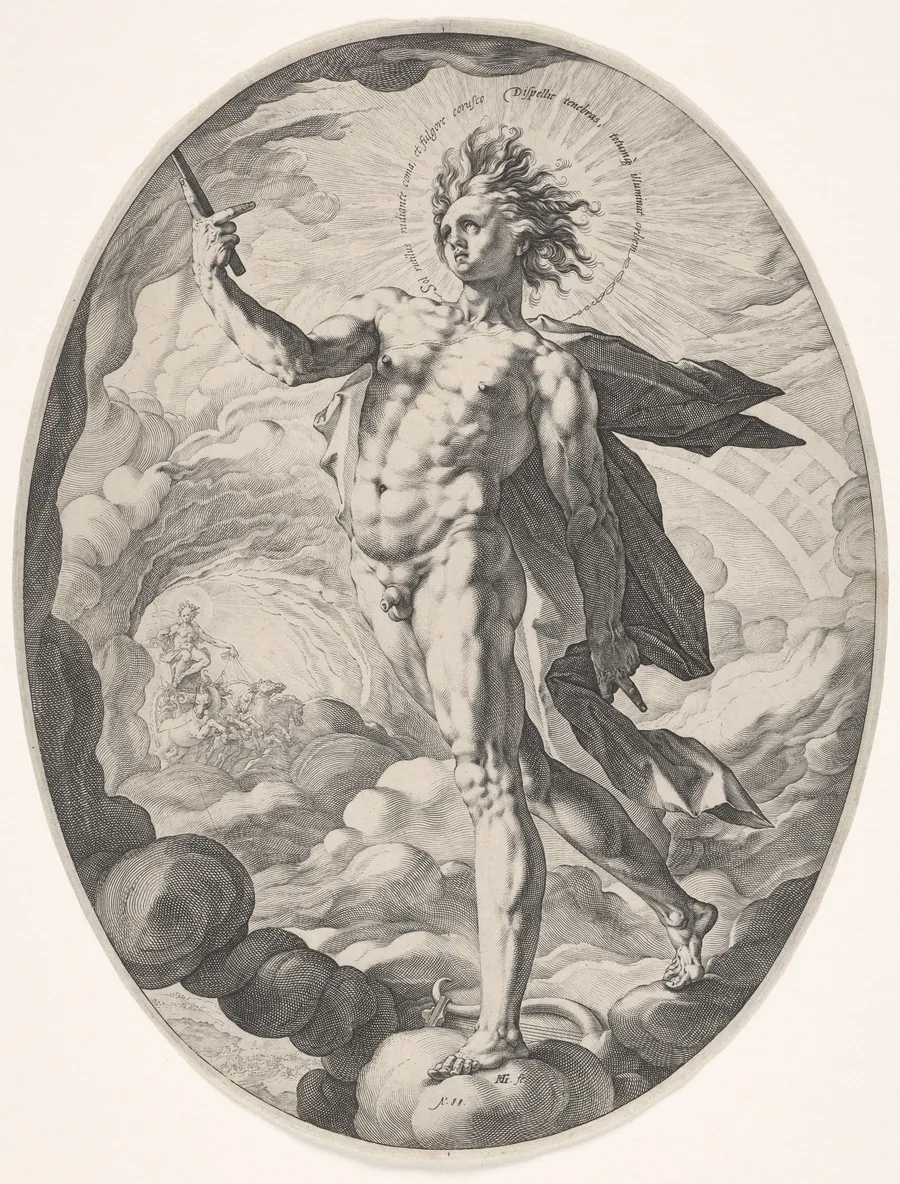 Apollo by Hendrick Goltzius