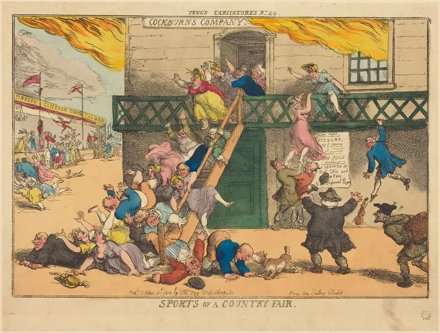 Sports of a Country Fair by Thomas Rowlandson