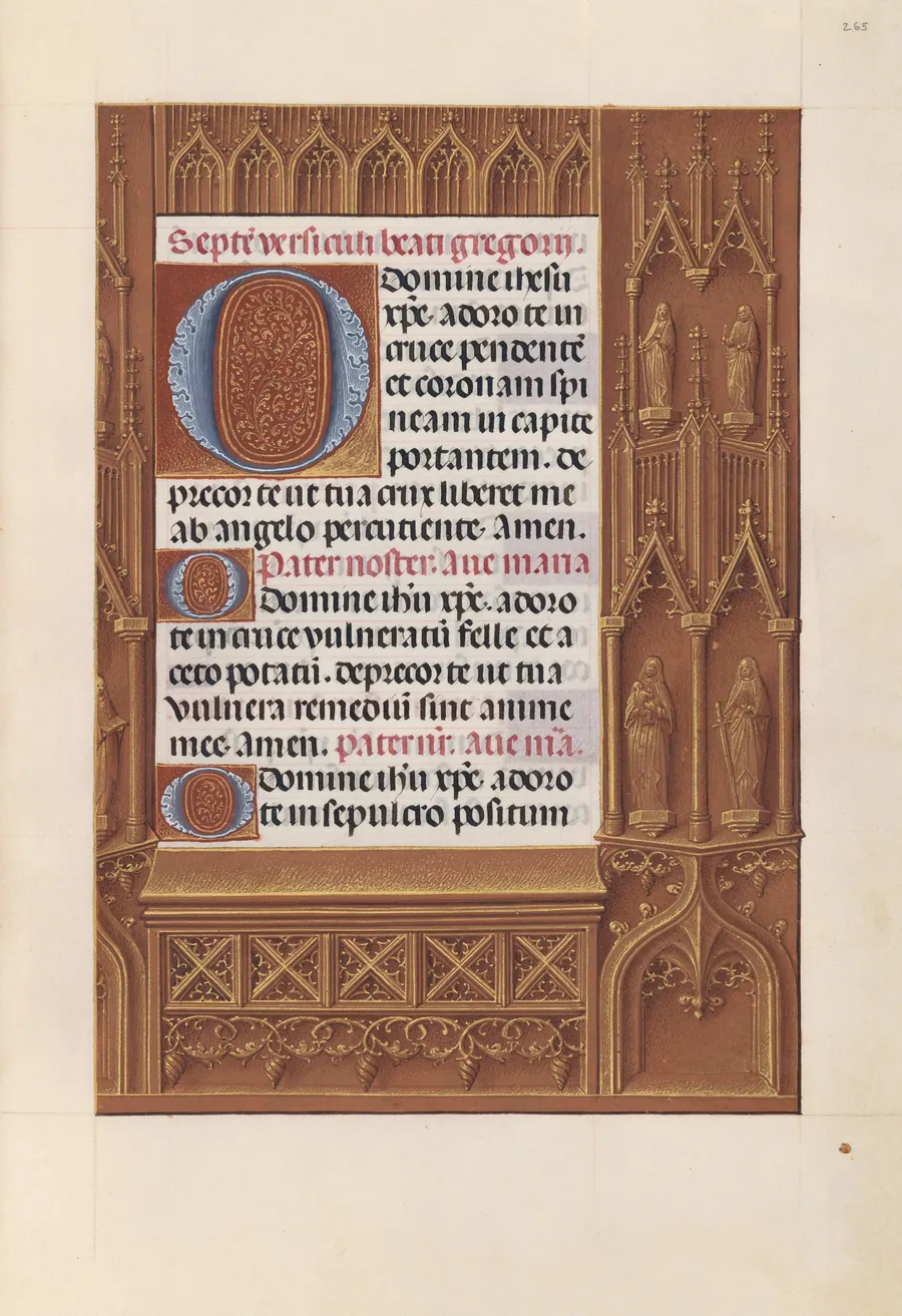 Hours of Queen Isabella the Catholic, Queen of Spain:  Fol. 265r by Master of the First Prayerbook of Maximillian