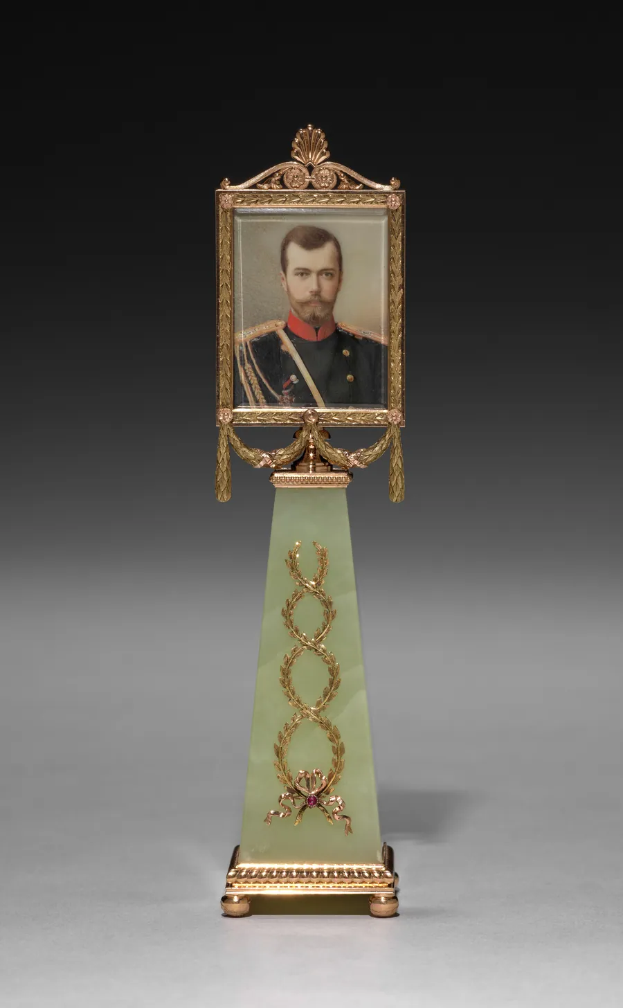 Imperial Framed Miniature of Tsar Nicholas II by House of Fabergé,