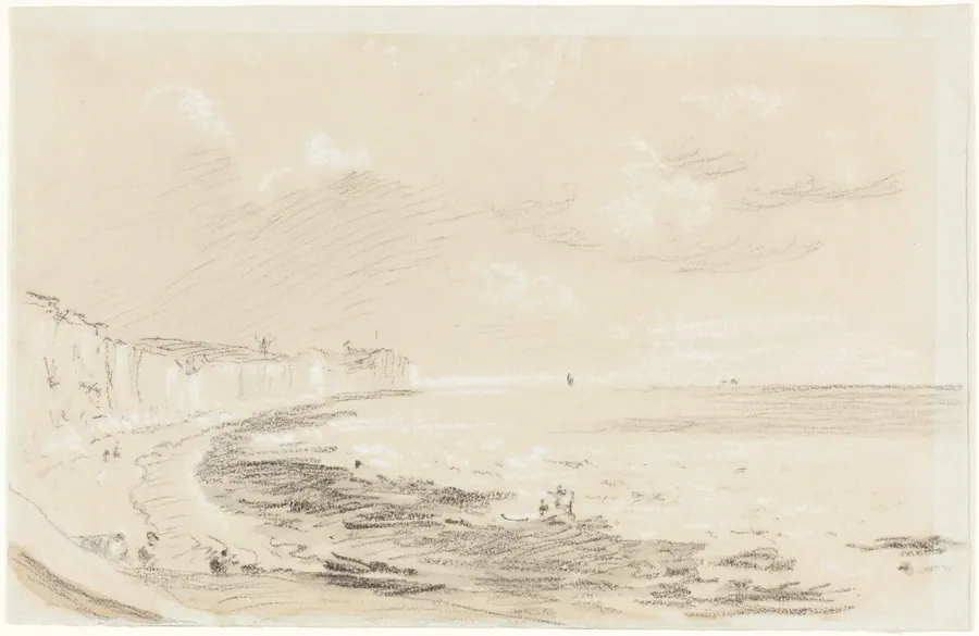 Scene on the South Coast of England by British 19th Century