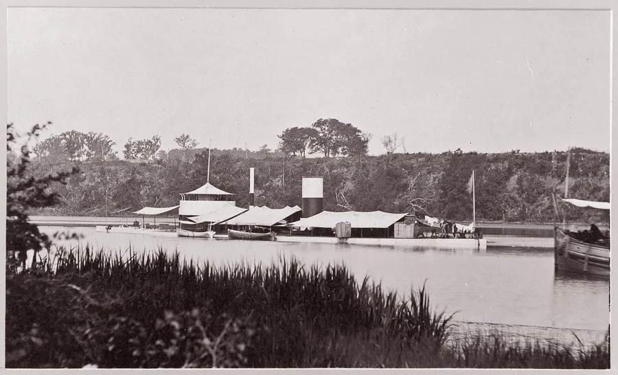 U.S. Monitor "Saugus" by Mathew B. Brady