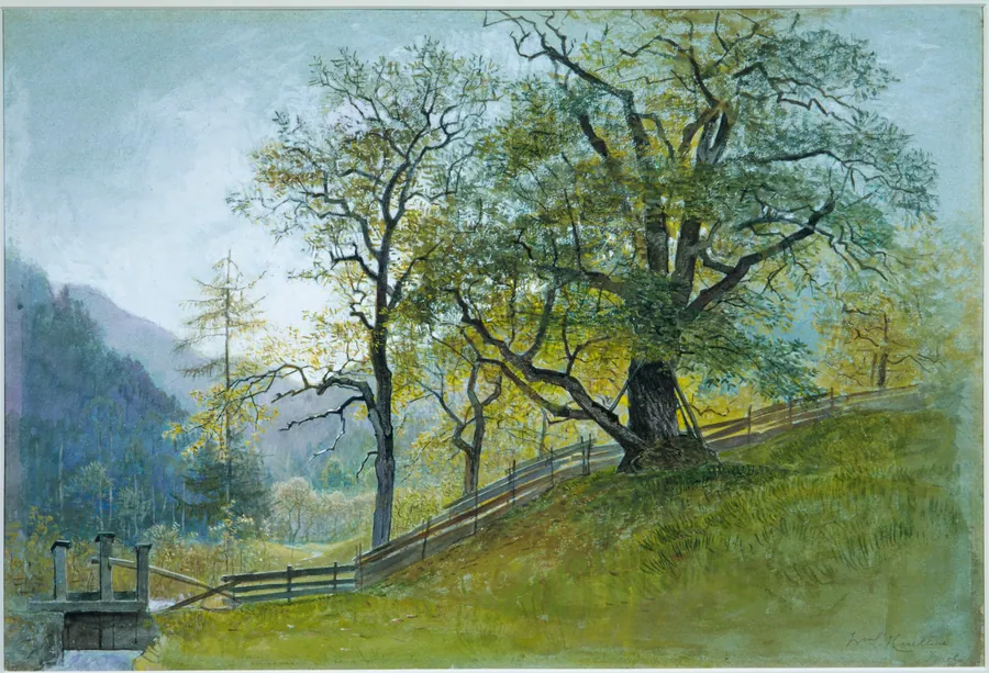 Vahrn in Tyrol near Brixen by William Stanley Haseltine