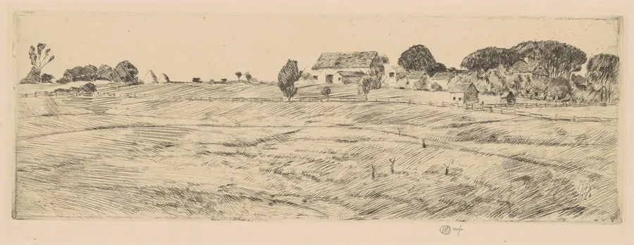The Jonathan Baker Farm by Childe Hassam