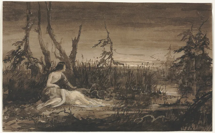 Figures in a Landscape by Francis Danby