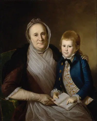 Mrs. James Smith and Grandson