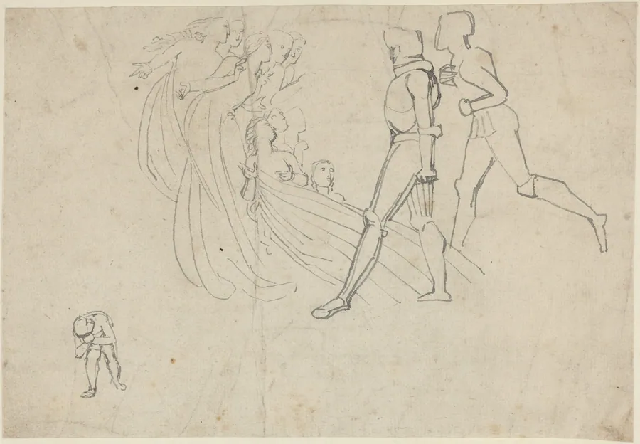 Study for Pilgrim's Progress (?) by John Flaxman