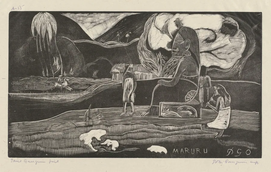 Maruru (Thank You) by Paul Gauguin