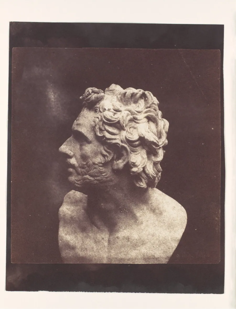 Bust of Patroclus by William Henry Fox Talbot