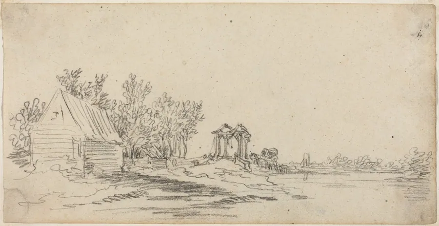 River Landscape with a Distant Bridge by Jan van Goyen