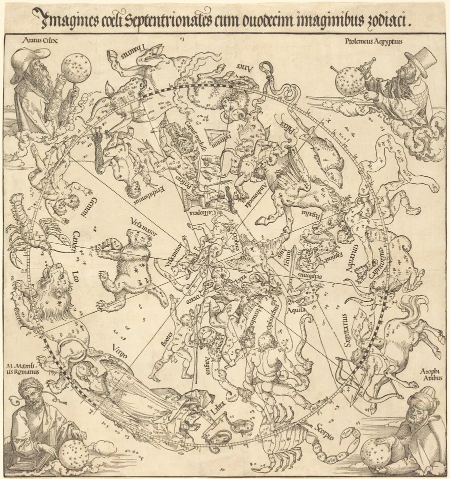 The Northern Celestial Hemisphere by Albrecht Dürer