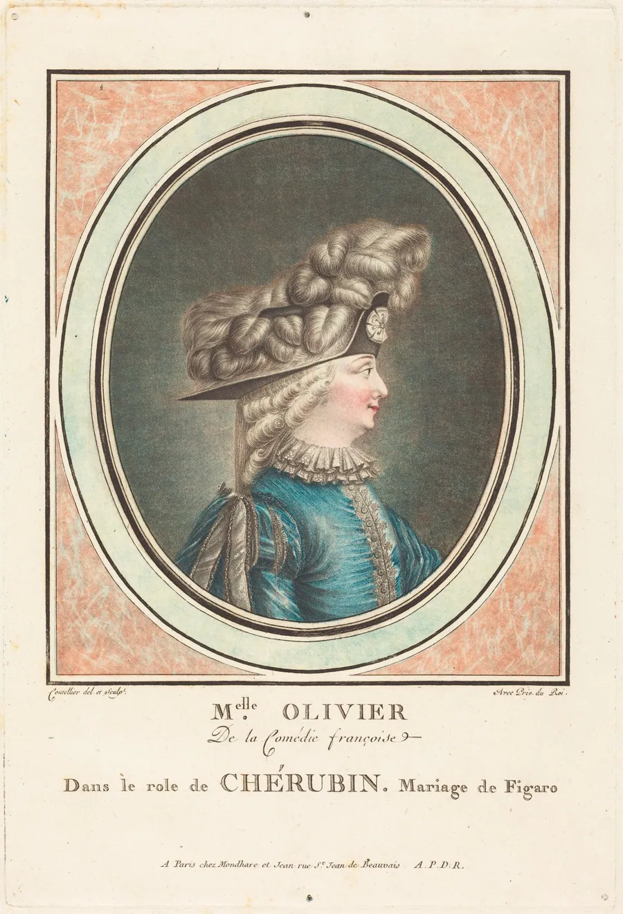 Mademoiselle Olivier by F. Coutellier