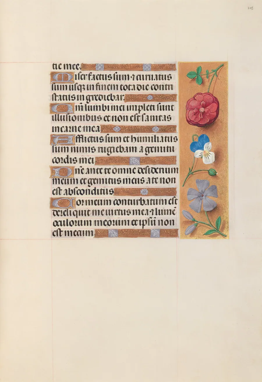 Hours of Queen Isabella the Catholic, Queen of Spain:  Fol. 203r by Master of the First Prayerbook of Maximillian
