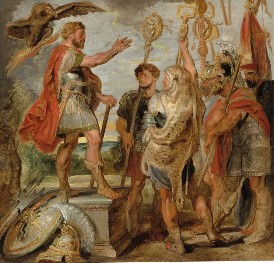Decius Mus Addressing the Legions by Sir Peter Paul Rubens