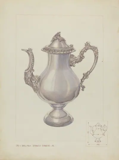 Silver Coffee Pot