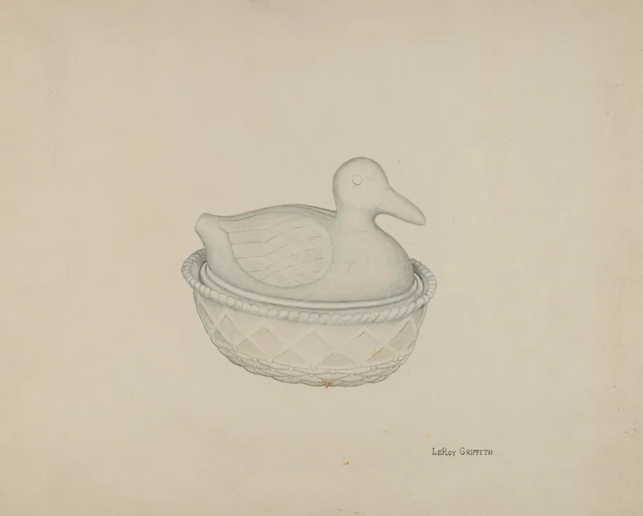 Covered Dish (Duck) by LeRoy Griffith