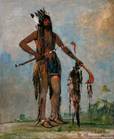 Ka-bés-hunk, He Who Travels Everywhere, a Warrior
