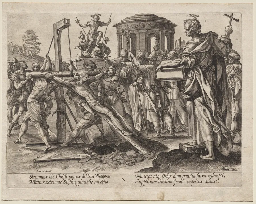 St. Philippus by Hendrick Goltzius