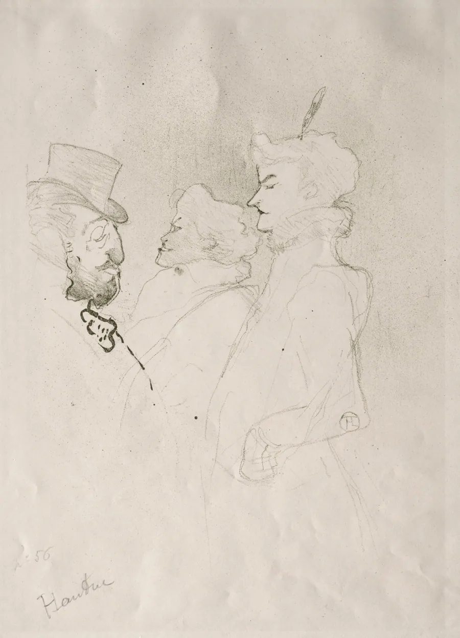 Why Not?  Once Does Not Constitute a Habit by Henri de Toulouse-Lautrec