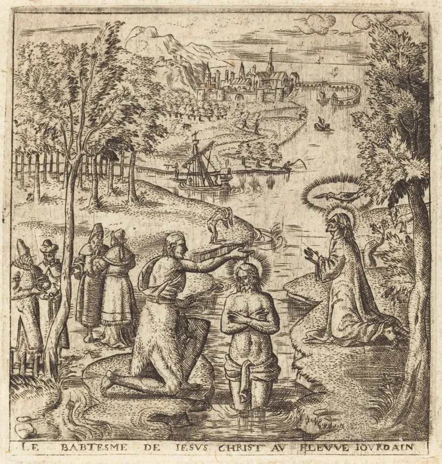 The Baptism of Christ by Léonard Gaultier