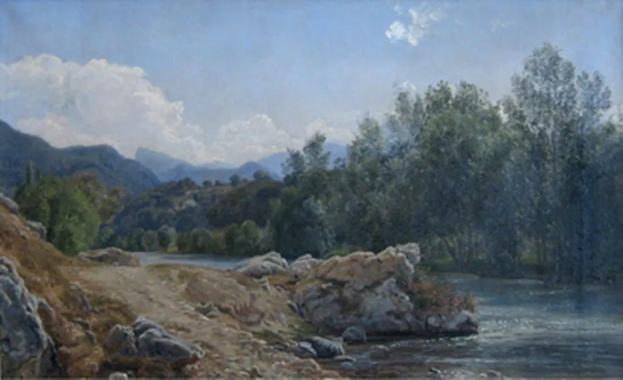 Formiddag ved Garonne. Montréjeau by Janus la Cour
