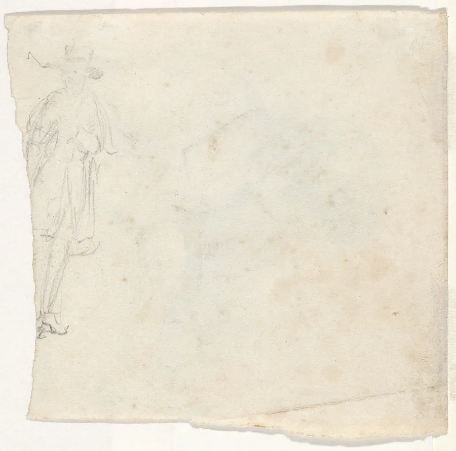 Sketch of a Standing Man [verso] by William Sidney Mount