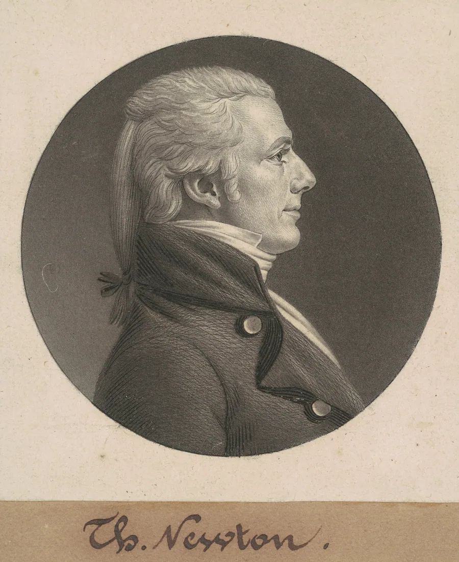 Thomas Newton, Jr. by Charles B. J. Févret de Saint-Mémin